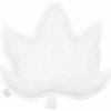 COTTON & SWEETS Ľanový vankúš list Pure Nature - White