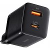 Baseus Super Si Pro rýchlo nabíjačka USB + USB-C, 30W, čierna CCSUPP-E01