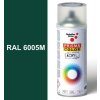 Sprej zelený matný 400ml, odtieň RAL 6005 farba machovo zelená matná, Schuller Ehklar, farby v spreji PRISMA COLOR 91326