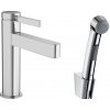 Hansgrohe Finoris - Páková umývadlová batéria 110 s ručnou sprchou Bidette a sprchovou hadicou 160 cm, chróm 76210000