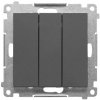 Vypínač 1-pólový trojitý (1+1+1So) 10AX/250V (PS) sivá SIMON55 (Simon)