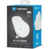 Bezdrôtová myš Natec CRAKE 2/Kancelárska/Optická/2 400 DPI/USB+BT/Biela/Vertikálna/Optická/Pre pravák (NMY-2257)