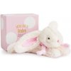 Doudou Darčeková sada - Plyšový zajačik pink 20 cm