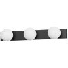 | Brilagi - LED osvetlenie kúpeľňového zrkadla HOLLYWOOD 3xLED/3W/230V IP44 čierna | FG-M1-C22-3-BLK