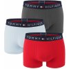 TOMMY HILFIGER - boxerky 3PACK TH original cotton prime red & denim color combo - limitovaná edícia -L (89-100 cm)