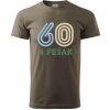 60 a fešák - Klasické pánske tričko vyššej gramáže - XS ( Army )
