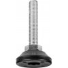 Walteco Stavacia skrutka M8, priemer základne 30mm, výška 40mm, otočná, čierna Množstvo: 5 ks , 50081BP1