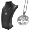 CITY STORM Dámska oceľová retiazka s okrúhlym príveskom Strom života + darčeková krabička zadarmo