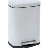 Wenko Kôš na odpadky nerezová oceľ 5 l biely
