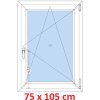 Soft Plastové okno 75x105 cm, otváravé a sklopné