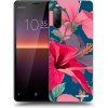 Picasee silikónový čierny obal pre Sony Xperia 10 II - Hibiscus