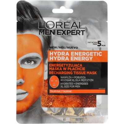 L'Oréal Men Expert Hydra Energetic plátienková maska 30 g