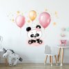 Plotbase s.r.o. Nálepky na stenu panda s balónikmi rozmery 120x100cm