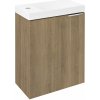 Sapho LATUS X umývadlová skrinka 39,4x50x22cm, dub Cuneo LT110-2525