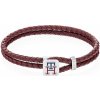 Tommy Hilfiger Slušivý kožený náramok Monogram 2790533