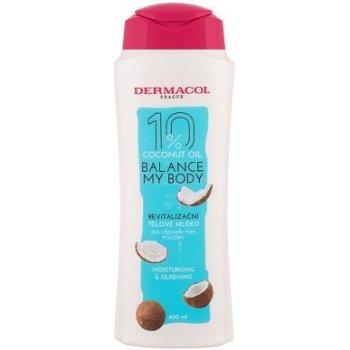 Dermacol Coconut Oil Revitalising Body Milk revitalizačné telové mlieko 400 ml