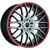 BARRACUDA Barracuda Karizzma 8x18 5x112 ET40 Mattblack-Polished / Color Trim Rot 73.1