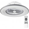 Noaton 11056GR Vega, sivá, stropný ventilátor so svetlom