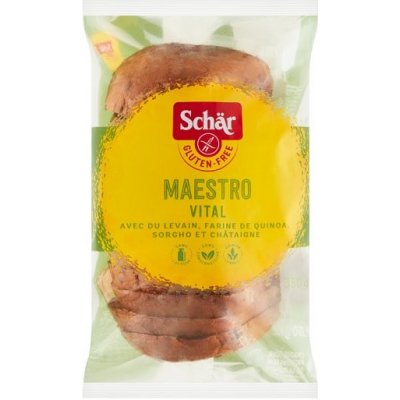 Schär Maestro Vital chlieb bezgluténový kysnutý Viaczrnný krájaný 350 g