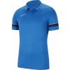 Nike Academy 21 Jr CW6106-463 polo shirt (92566) NAVY BLUE S (128-137cm)