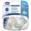 Chicco Physio Light Physio Forma Night cumlík Gold/Green 2 ks