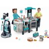 Set upratovací vozík a kuchynka s bublaním Rowenta Trolley Smoby a súprava kuchynských spotrebičov s vysávačom so zvukom