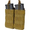 Condor Outdoor Molle dvojitá na zásobníky 2xM4 otvorená coyote