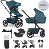 EASYWALKER SET Kočík 4v1 Harvey⁵ Premium Jade Green XXL RWS + CYBEX Aton B2 i-Size