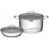 Sada riadu G21 Gourmet Miracle s cedníkom, 4 diely, nerez/greblón