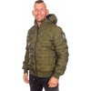 PitBull West Coast - pánska zimná bunda CARVER tmavo olivová M