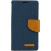 Puzdro knižka Huawei P Smart 2019 canvas modré