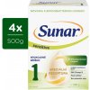 4x SUNAR Sensitive 1 Mlieko počiatočné 500 g, 0m+ VP-F181483