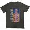 Metal Rock Off Alice In Chains Skeletal Stone Wash čierne