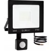 LedLight 2718 Halogénový LED reflektor, IP66, studená biela, 30 W so senzorom pohybu