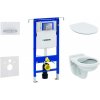 GEBERIT - Duofix Set predstenovej inštalácie, klozet Alpha s doskou, tlačidlo Sigma50, alpská biela 111.355.00.5 ND8