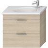 JIKA Set TIGO skrinka pod umývadlo, jaseň + umývadlo Tigo 80cm, SET-TIGO1