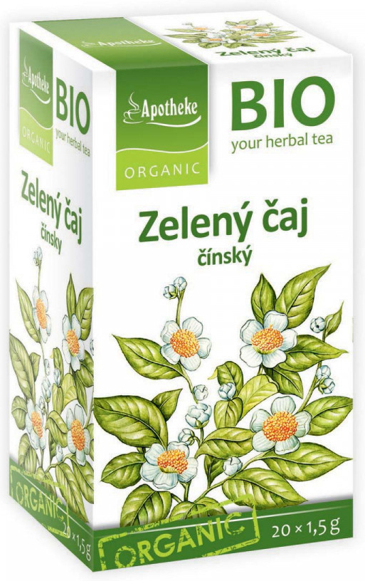 Apotheke Bio zelený čaj 20 x 1,5 g