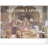 NOTIQUE Nástenný kalendár Slovanská epopej - Alfons Mucha 2027, 48 x 33 cm (PGN-36834-L)