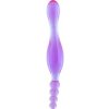 Seven Creations Smoothy Prober Clear Lavender - Dildo dvojité Unisex 20cm