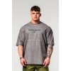 Nebbia Washed-off oversized tričko No shortcuts 369 šedé