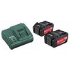 Metabo Basic-Set 2 x 5.2 Ah + Rýchlonabíjačka ASC 145 (685051000)