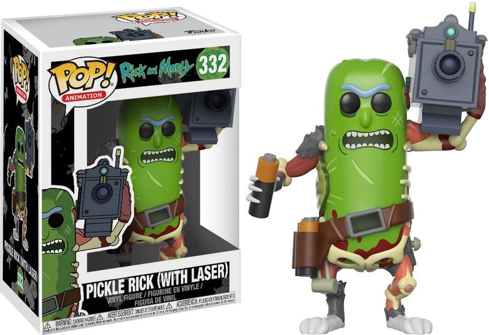 Funko POP! Rick and Morty Pickle Rick with Laser