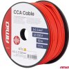 AMIO Jednožilový vodič reproduktora CCA 1x1.5mm2 50m 7.5A 12/230V červený