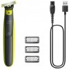 Philips Norelco OneBlade QP2724/23 pánsky holiaci strojček Planžetový holiaci strojček Zastrihávač Šedá, Limetka (QP2724/23)