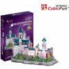 CUBICFUN Svítící 3D puzzle Zámek Neuschwanstein 128 dílků