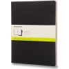 Moleskine Zošity Cahier tvrdé dosky XXL čistý 3 ks čierne