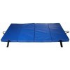 Modrá skladacia gymnastická žinienka FoldMat 8 - dĺžka 195 cm, šírka 100 cm, hrúbka 8 cm