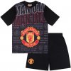 Fan-shop Dětské pyžamo MANCHESTER UNITED Text čierne velikost: 12/13 let