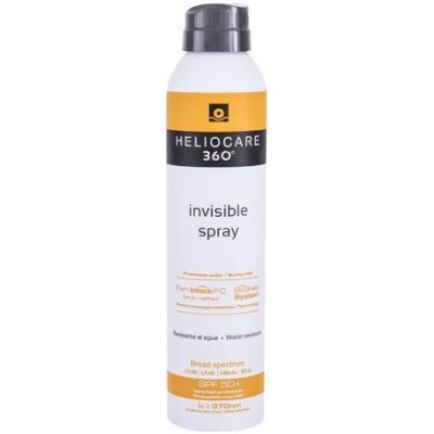 Heliocare 360° Invisible Spray SPF50+ - Ochranný opaľovací sprej na telo 200 ml