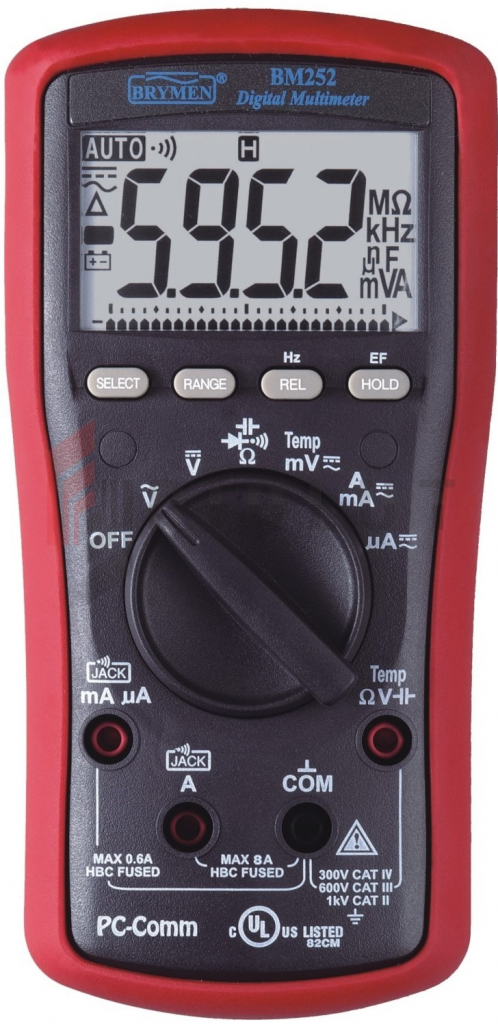 BM252s Multimeter EF, T, RS232 / USB Brymen